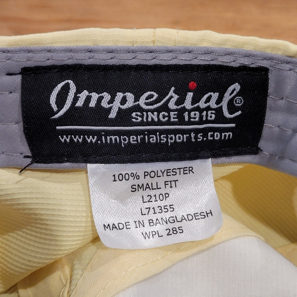 Shangri-La Golf Hat Imperial Lightweight Yellow Monkey Face Logo Golfer - Picture 7 of 8